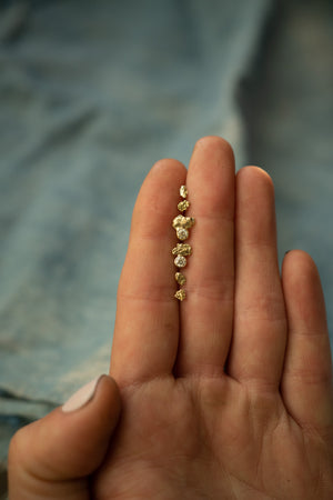 Alaskan Gold Nugget Studs 1