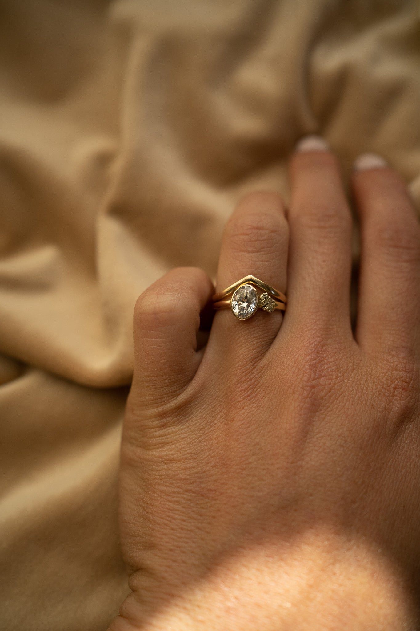 Toi Et Moi - Lab Grown Diamond + Alaskan Gold.