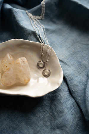 Agate Ripple Pendent.