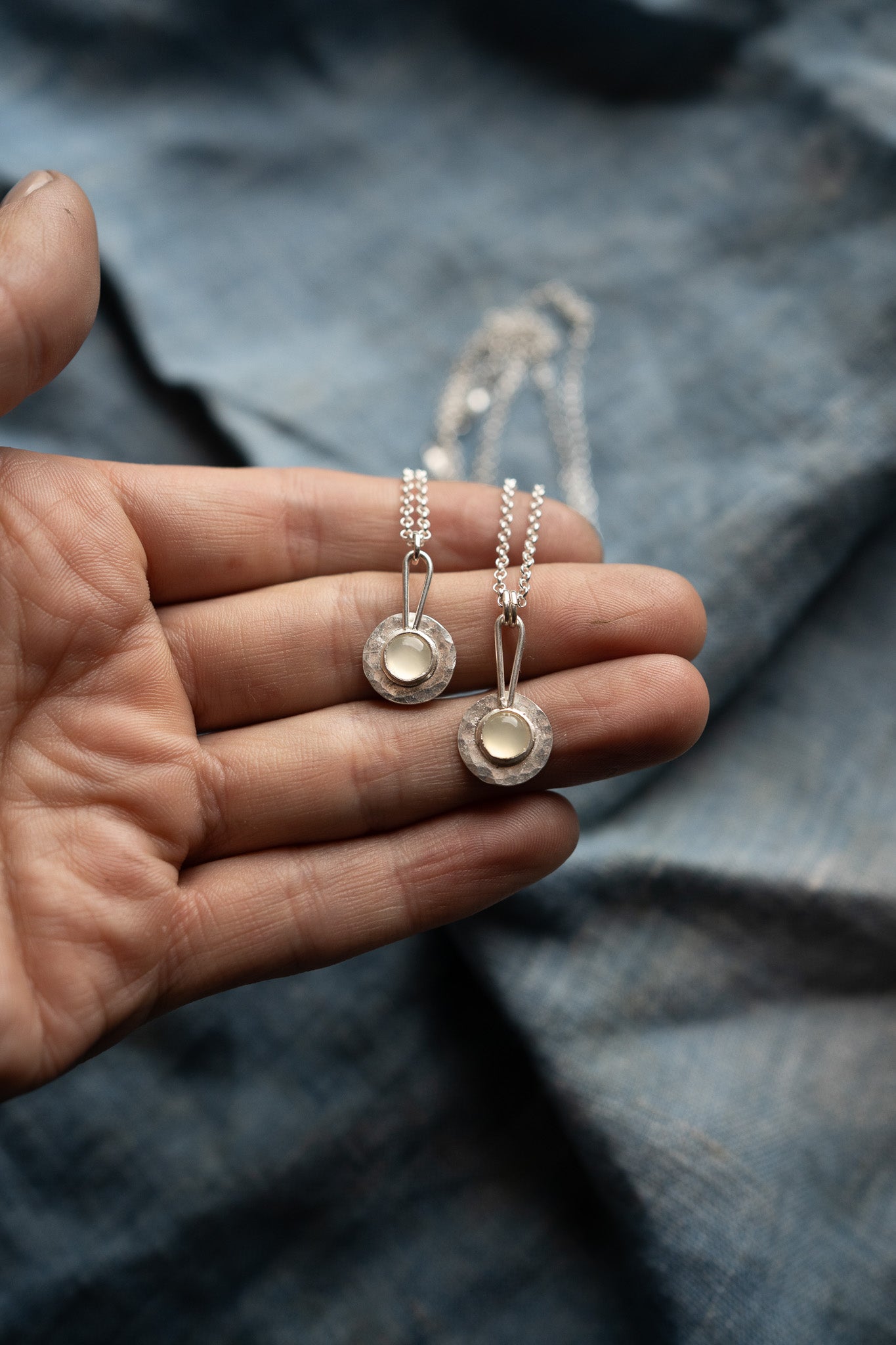 Agate Ripple Pendent.