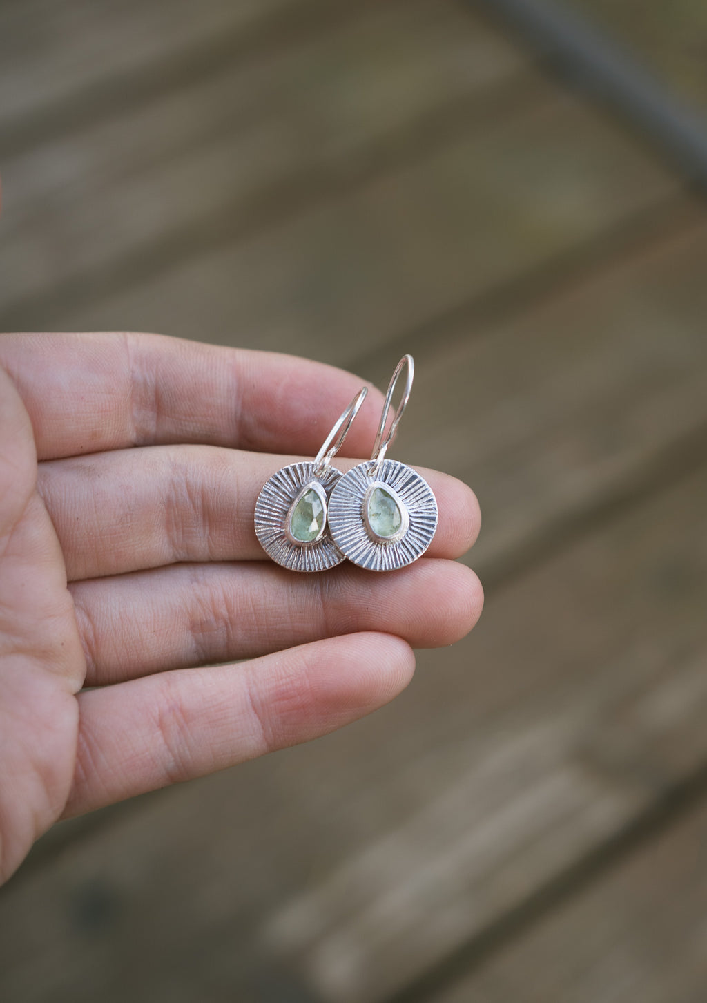 Silver Solstice Earrings.